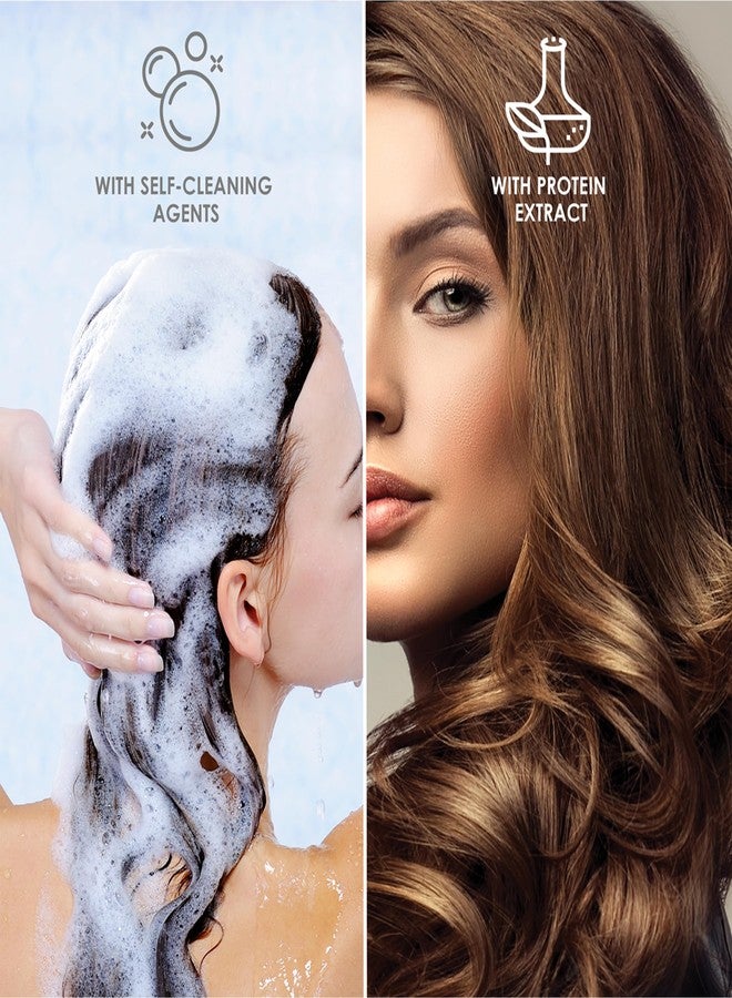 HELLAWELL PROFESSIONALS Professional Coloring kit - Permanent color cream hair dye. Gray Coverage. 7.71 Ash Brown Blonde + Brown Color Shampoo and Conditioner Kit for Revives the Color. - Image 3